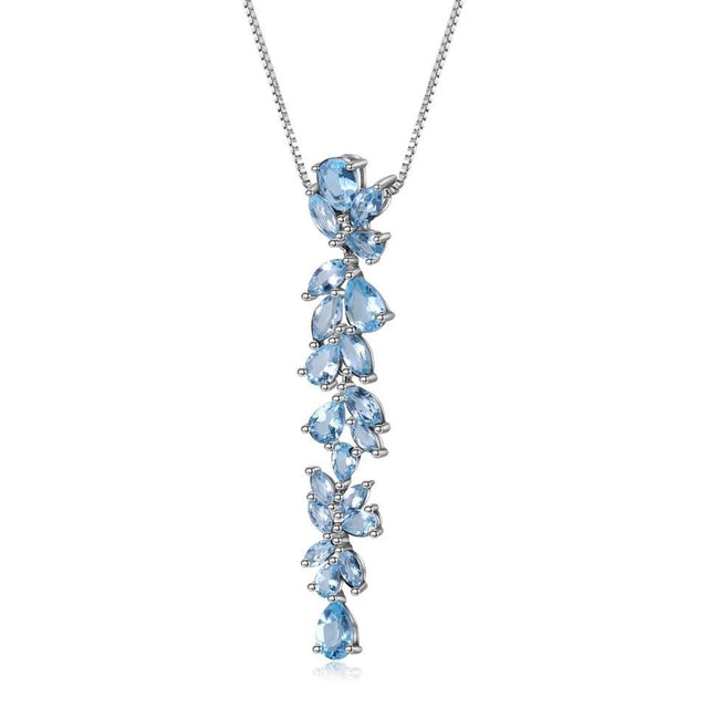 Silver 14.33 ct Topaz Pendant