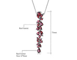 Silver 14.65 ct Garnet Pendant