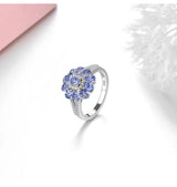 Silver 1.50 ct Tanzanite Ring