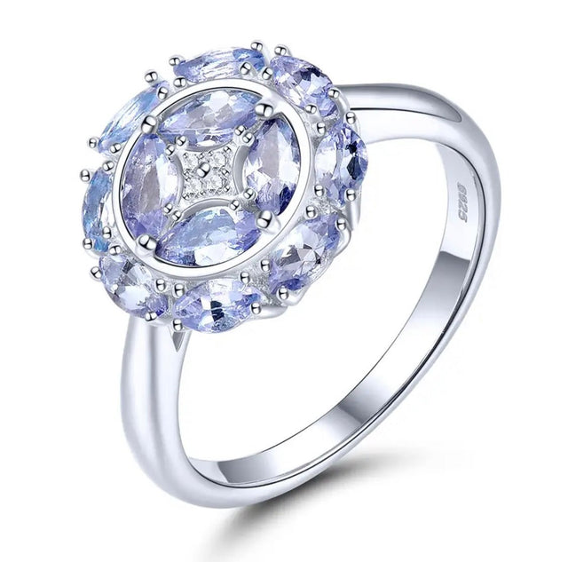 Silver 1.50 ct Tanzanite Ring