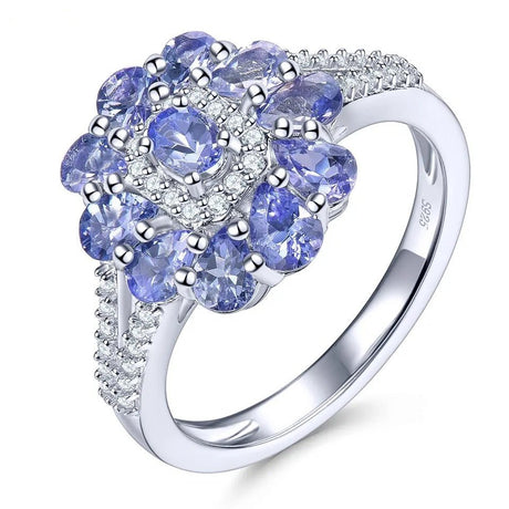 Silver 1.50 ct Tanzanite Ring