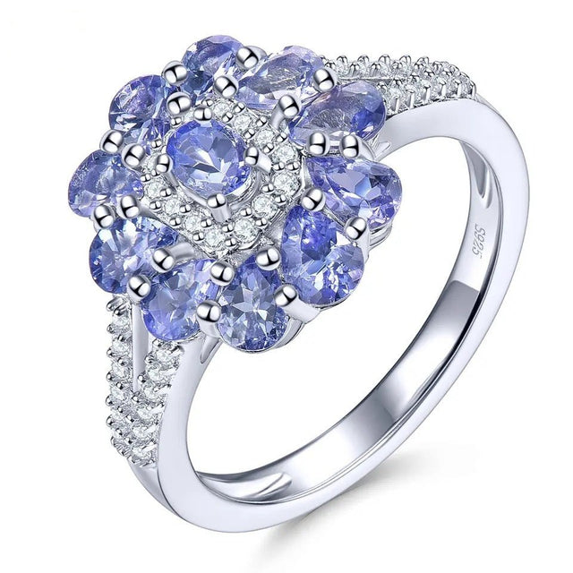 Silver 1.50 ct Tanzanite Ring