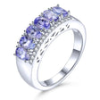 Silver 1.60 ct Tanzanite Ring