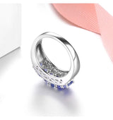 Silver 1.60 ct Tanzanite Ring