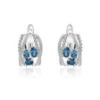 Silver 1.78 ct London Blue Topaz Earrings
