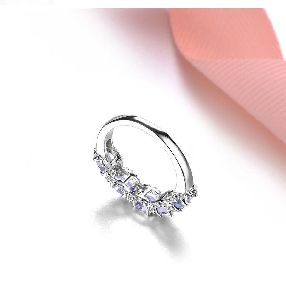 Silver 1.80 ct Tanzanite Ring