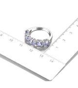 Silver 1.80 ct Tanzanite Ring
