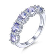 Silver 1.80 ct Tanzanite Ring