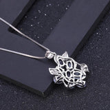 Silver 2.40 ct Topaz / Mystic Quartz Pendant