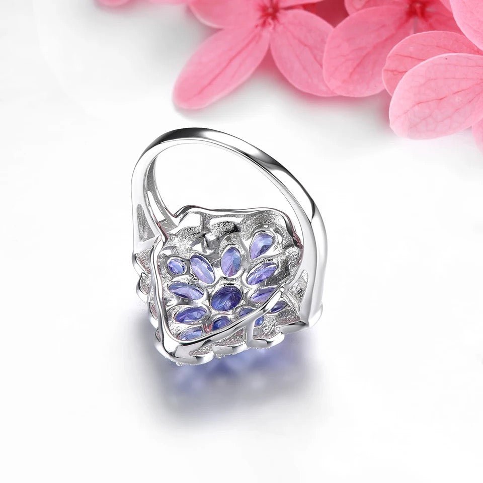 Silver 2.80 ct Tanzanite Ring