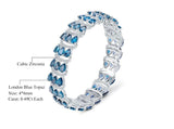 Silver 31.16 ct Topaz Bracelet