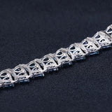 Silver 31.16 ct Topaz Bracelet