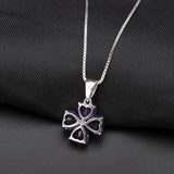 Silver 3.31 ct Amethyst Necklace