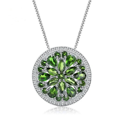 Silver 3.68 ct Chrome Diopside