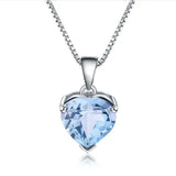 Silver 4.40 ct Topaz Pendant