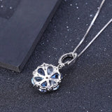 Silver 4.41 ct Topaz / Mystic Quartz Pendant