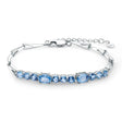Silver 4.94 ct Topaz Bracelet