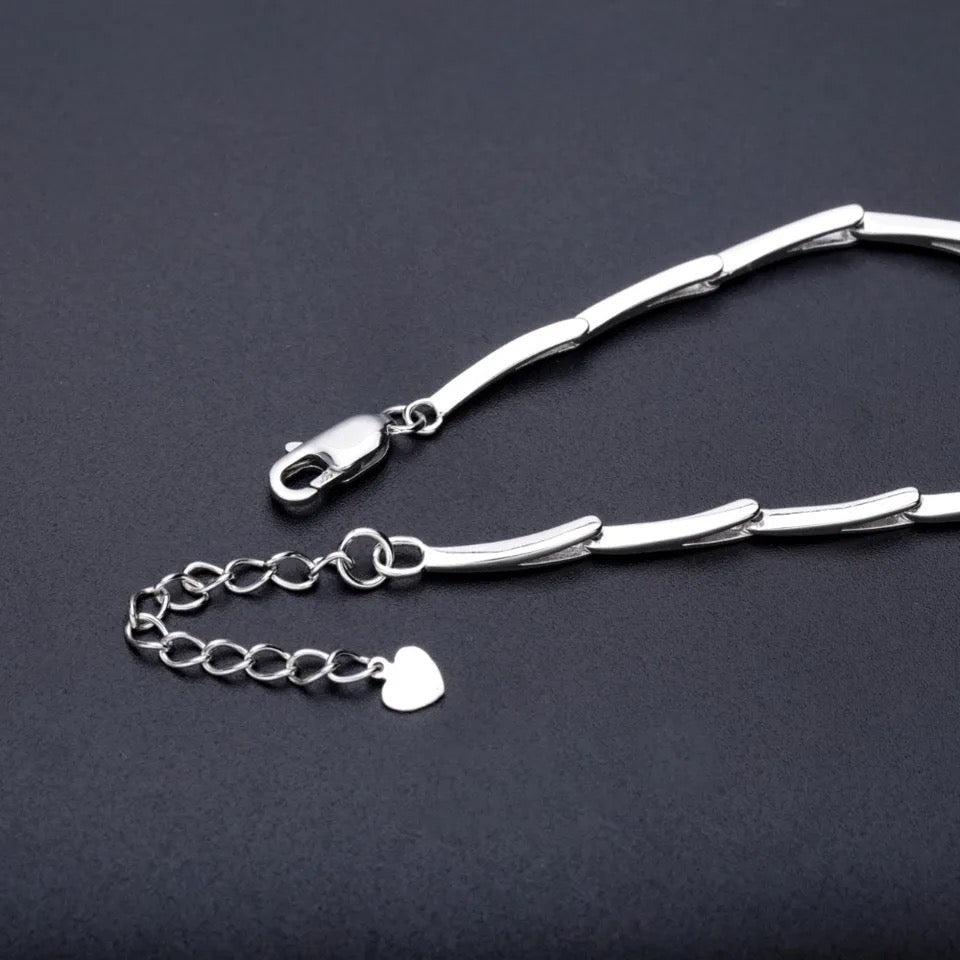 Silver 4.94 ct Topaz Bracelet