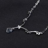 Silver 5.31 ct Topaz Necklace