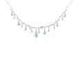 Silver 5.31 ct Topaz Necklace