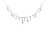 Silver 5.31 ct Topaz Necklace