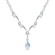 Silver 5.31 ct Topaz Necklace