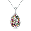 Silver 5.57 ct Tourmaline Pendant