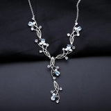 Silver 7.89 ct Topaz Necklace
