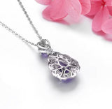 Silver Amethyst 3.00 ct Pendant