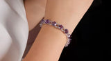 Silver Amethyst Bracelet