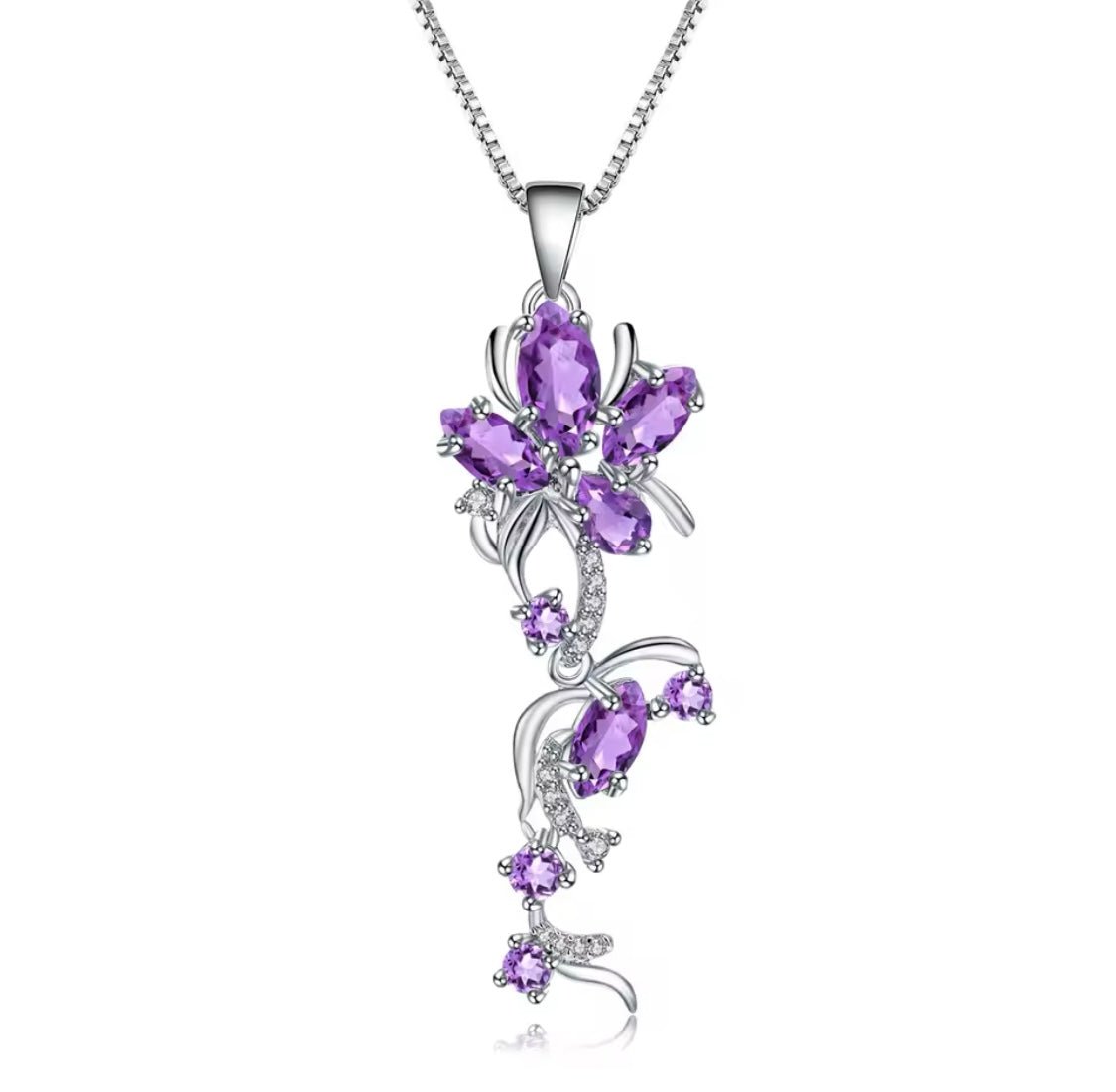 Silver Amethyst Pendant