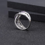 Silver Amethyst Ring – 0.86 ct Natural Amethyst