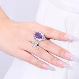 Silver Amethyst Ring