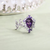 Silver Amethyst Ring
