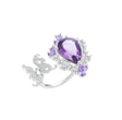 Silver Amethyst Ring