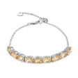 Silver Bracelet with Natural Citrine 11.73 ct – Classic Design