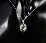 Silver Green Amethyst Pendant – 0.66 ct Natural Prasiolite Necklace