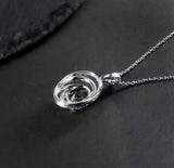 Silver Green Amethyst Pendant – 0.66 ct Natural Prasiolite Necklace