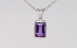 Silver Pendant with Amethyst 6.49 ct