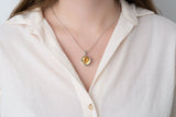 Silver Pendant with Citrine 15.78 ct