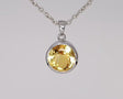 Silver Pendant with Citrine 15.78 ct
