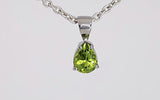 Silver Pendant with Peridot 4.17 ct