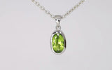 Silver Pendant with Peridot 5.34 ct