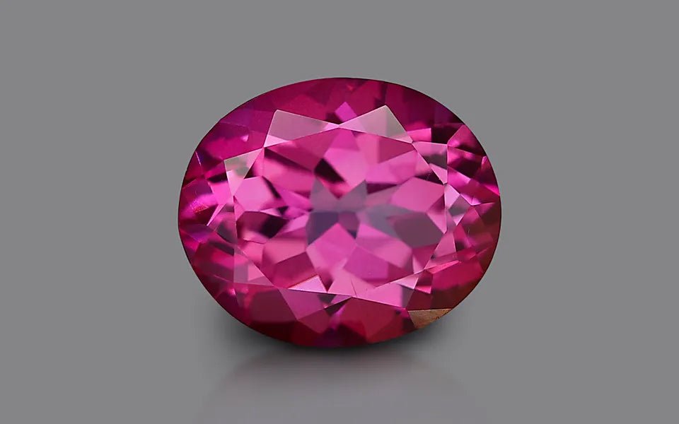 Silver Pendant with Pink Topaz 5.75 ct