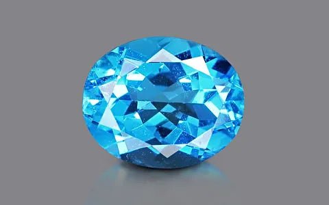 Silver Pendant with Swiss Blue Topaz 4.32 ct