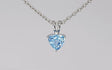 Silver Pendant with Swiss Blue Topaz 5.30 ct
