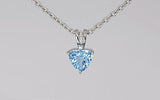 Silver Pendant with Swiss Blue Topaz 5.30 ct