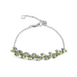 Silver Peridot Bracelet 4.37 ct – Natural Gemstones, Elegant Design