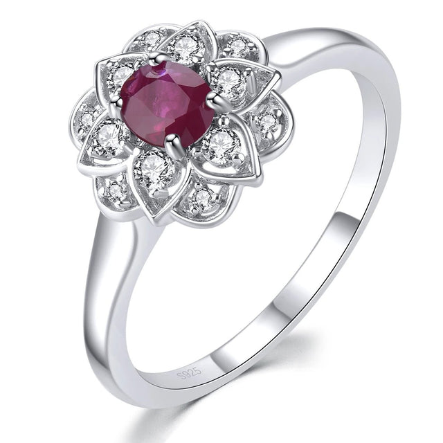 Silver Ring 0.30 ct Ruby