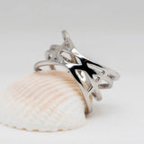 Silver Ring 0.95 ct London Blue Topaz